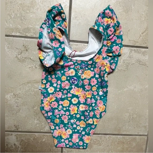 NEW Posh Peanut Malibu Barbie One Piece Swimsuit 12-18 Months - Picture 2 of 3